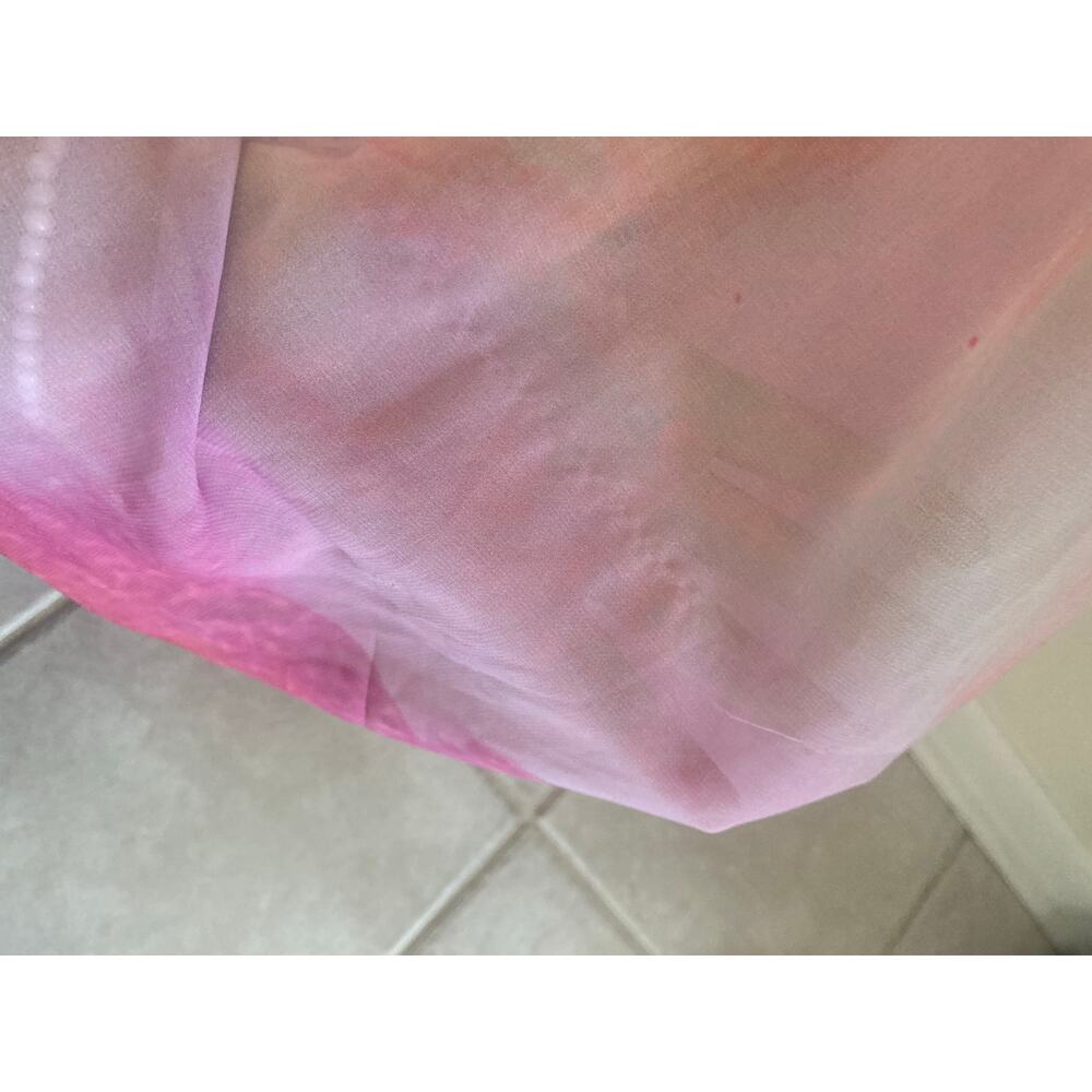 Fame and Partners Valencia Watercolor Floral Maxi Dress Split Empire Chiffon 6 - Picture 12 of 17